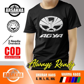 เสื้อยืด พิมพ์ลายโลโก้ บริษัท ยานยนต์ Toyota AGYA Arsakha