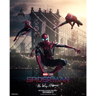 โปสเตอร์หนัง Spider Man สไปเดอร์แมน Superhero Movie Poster ภาพติดผนัง ตกแต่งบ้าน รูปติดห้อง ของสะสม ร้านคนไทย 77poster