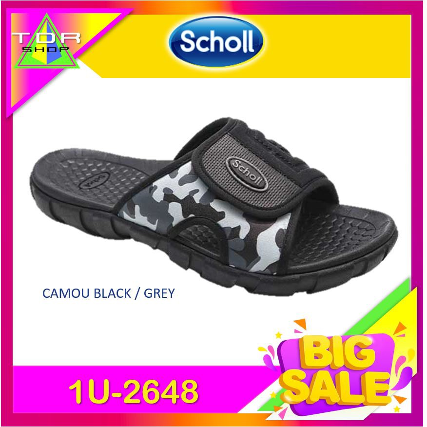 SCHOLL รุ่น 1U-2648 รองเท้า สกอร์ แตะผู้ชาย Camou รุ่น 1U-2648