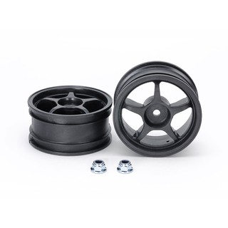 TAMIYA 53335 REINFORCED ONE-PIECE SPOKE WHEELS (1 PAIR) 26mm