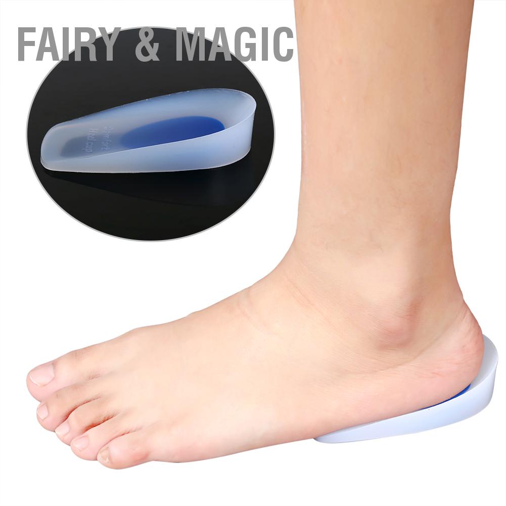 แผ่นซิลิโคนเจล Fairy & Magic 1 คู่บรรเทาอาการปวดส้นเท้า 2 ขนาด #4