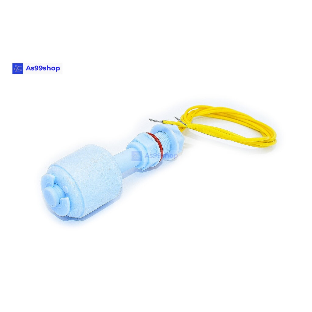 สวิตช์ลูกลอยวัดระดับน้ำ PP Plastic Float Switch ขนาดเล็ก สายยาว 40cm (52mm) ควบคุมปั๊มน้ำ