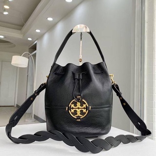 แท้ 💯% Factory เช็คสินค้าทางแชทก่อนสั่งซื้อ Tory Burch Miller leather bucket bag