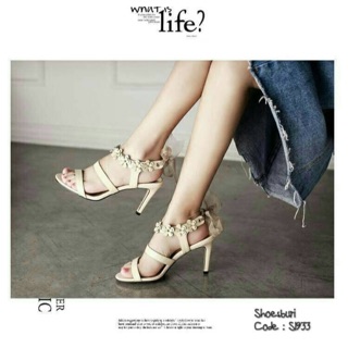 รองเท้าส้นสูงส้นเข็ม พร้อมส่ง! F9898