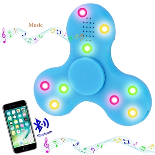 ฟิดเจ็ท สปินเนอร์ แบบมี Bluetooth &amp; LED สีฟ้า