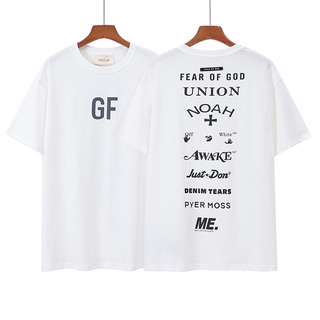 ใหม่ เสื้อยืดคอกลม แขนสั้น ผ้าฝ้าย พิมพ์ลาย ESSENTIALS FEAR OF GOD FOG สีขาว สีดํา เหมาะกับฤดูร้อน สําหรับผู้ชาย และผู้ห