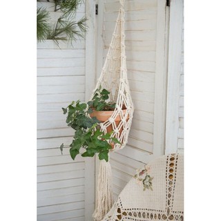 Macrame มาคราเม่แขวนกระถางต้นไม้ ที่แขวนต้นไม้