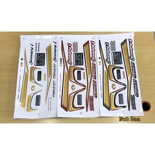 สติกเกอร์ Scoopy i prestige รุ่น28 ปี2018 ครบสี พร้อมส่ง