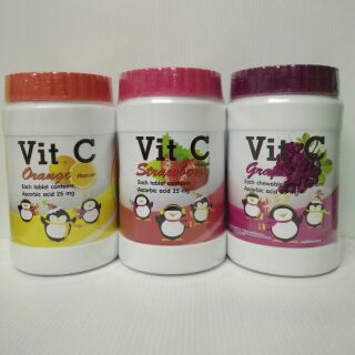 Vit c วิตามินซี 25มก.1000เม็ด kress vitamin c วิตามิน วิตซี วิตชี