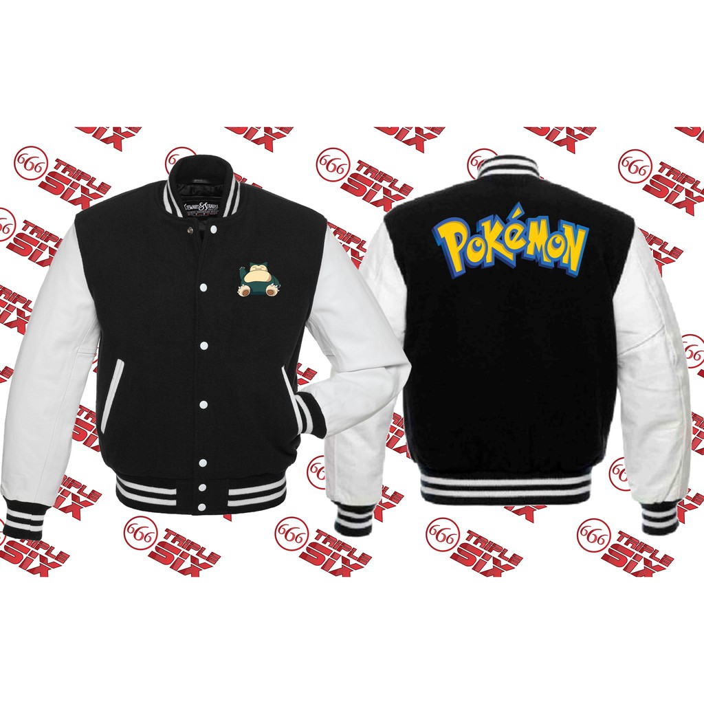 Snorlax Pokemon Detective Pikachu Varsity Jacket