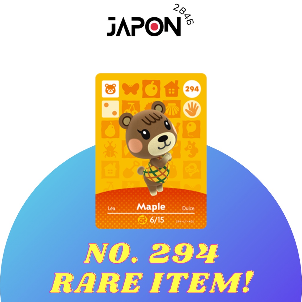 Animal Crossing Amiibo cards No.294