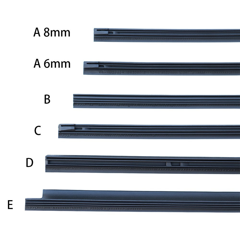 แถบยางที่ปัดน้ําฝน แบบเปลี่ยน สําหรับ Volkswagen Polo Tiguan Golf 7 4 6 Passat B6 B5 B7 Touran T5 1 