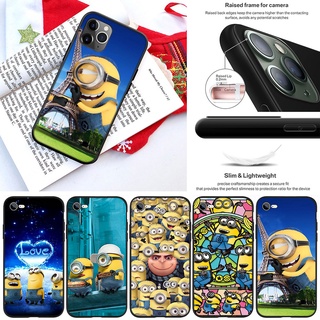 เคสโทรศัพท์มือถือ แบบนิ่ม ลาย FL30 การ์ตูนมินเนี่ยน สําหรับ iPhone 5 5S 6 6S 7 8 11 Pro Max Plus SE XR