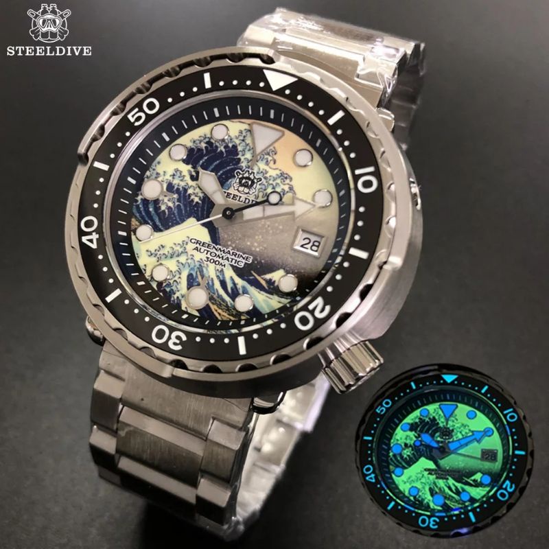 Orologio Steeldive SD1975 Tuna – Automatico NH35 – 300m Impermeabile – Vetro Zaffiro – Subacqueo