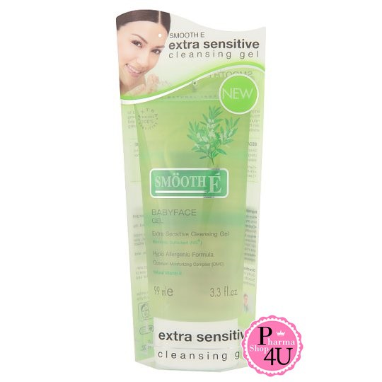 Smooth E Babyface Gel สมูท อี เบบี้เฟซ เจล เจลล้างหน้าสูตรไม่มีฟอง ลดสิว สำหรับผิวบอบบางแพ้ง่าย