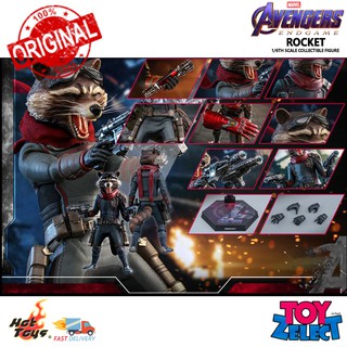 พร้อมส่ง+โค๊ด Rocket: Avengers Endgame 1/6 Scale MMS548 By Hot Toys (ลิขสิทธิ์แท้)