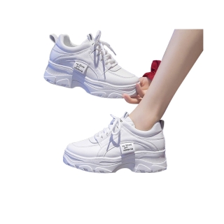 Kuike Sports รองเท้าผ้าใบ รองเท้าผ้าใบผู้หญิง ลองเท้าผ้าใบ ระบายอากาศ พื้นนุ่ม SE5538