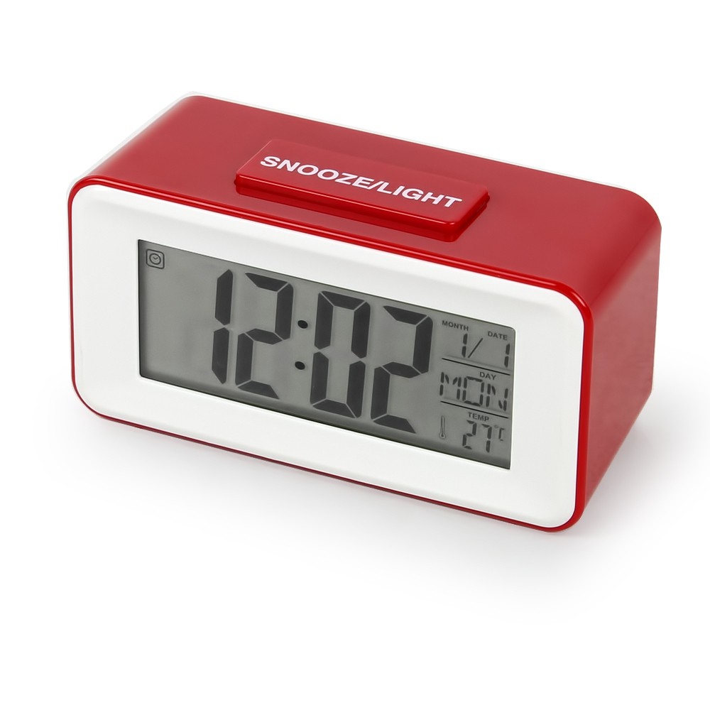 นาฬิกาดิจิตอล ตั้งโต๊ะขนาดเล็ก คละสี DS-3620  รุ่น Red-Digita-00g-Song