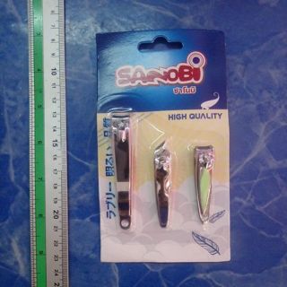 กรรไกร ​ตัด​เล็บ​ Nail Clipper 3ชิ้น/แพค ที่ตัดเล็บ (คละแบบ)​