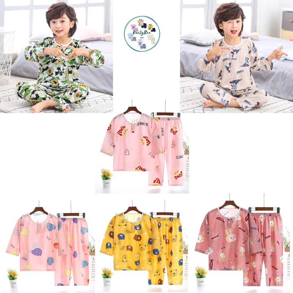 BOYS/GIRLS PAJAMA SET 4 (CODE: Q)
