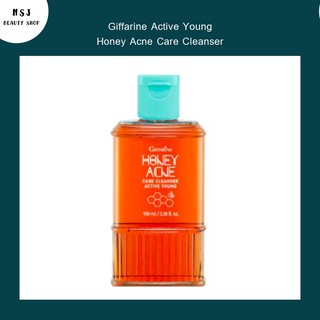 [จัดส่งฟรี] เจลล้างหน้าน้ำผึ้ง Giffarine Active Young Honey Acne Care Cleanser แอคทีฟ ยัง ฮันนี่ แอคเน่ แคร์ คลีนเซอร์