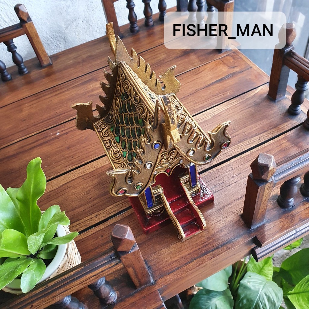 ศาลาทองเล็ก 1ชั้นเล็ก จิ๋ว S (Gold Spirit house) by Fisher man