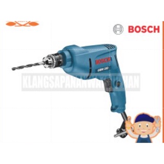 BOSCH สว่านไฟฟ้า 3 หุน รุ่น GBM350 (350วัตต์) สว่าน 3/8" สว่าน 10 มม. (รับประกัน 1 ปี เมือลงทะเบียนผ่านแอป)