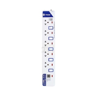 TOSHINO Power Bar  ET-915USB (3M) Black(By Shopee  SuperTphone1234)