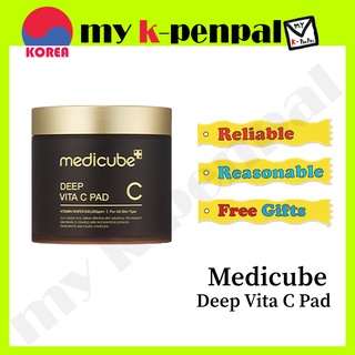 [medicube] *ใหม่* Deep Vita C Pad / แผ่นโทนเนอร์ ดูแลฝ้า / ส่งจากเกาหลี