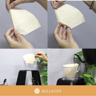 Hillkoff : Koonan : KN-101M Filter Paper 101 กระดาษกรองกาแฟเบอร์ 01 (1-2 cups)