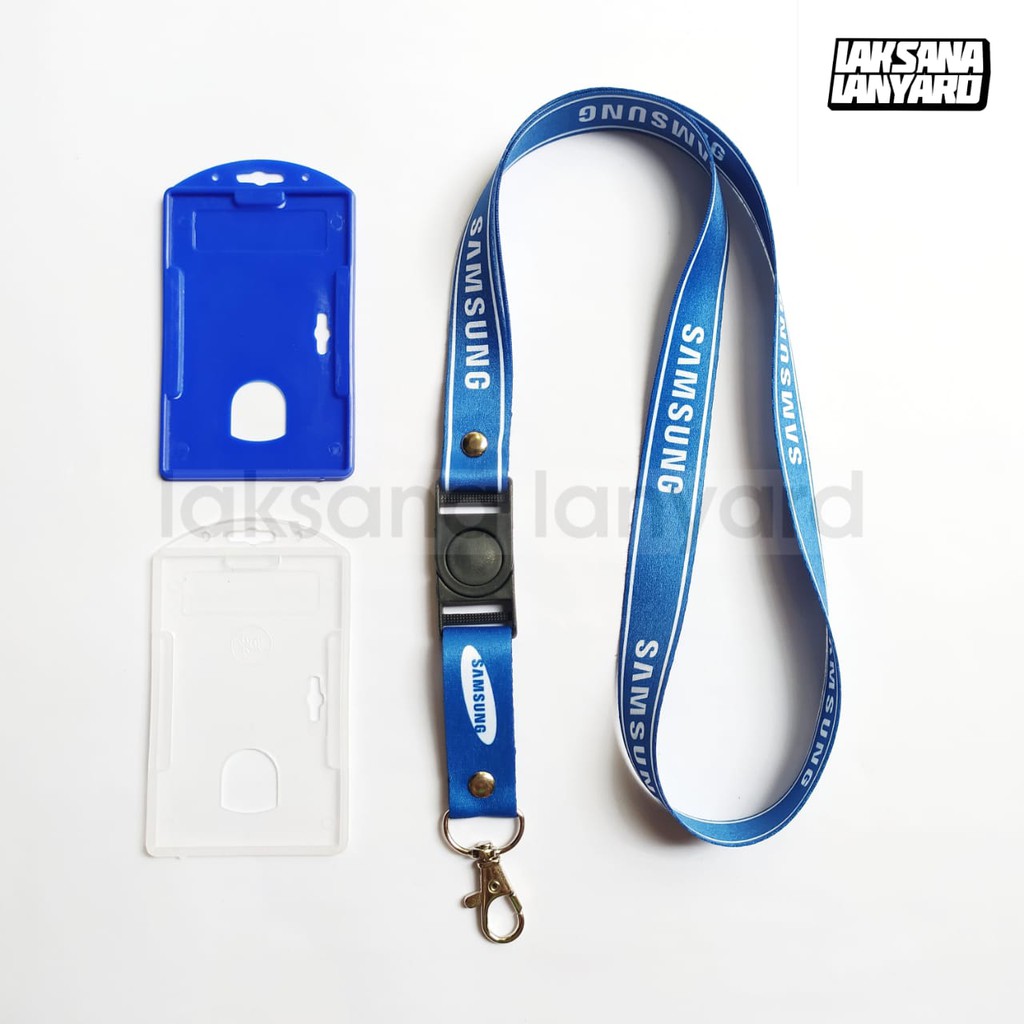 LANYARD ID CARD STRAP PROMOTOR SAMSUNG PRINTING + HOLDER