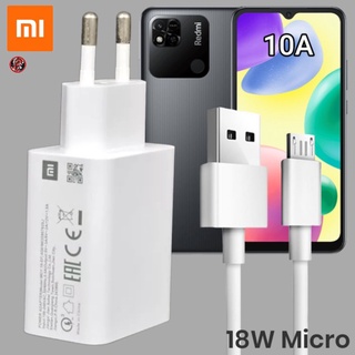 ที่ชาร์จ Redmi 18W Micro เรดมี่ 10A สเปคตรงรุ่น หัวชาร์จ Mi EU สายชาร์จ ไมโคร ชาร์จเร็ว ไว ด่วนแท้ 2เมตร