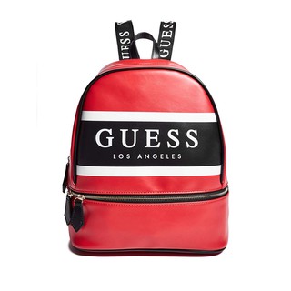 กระเป๋าเป้ GUESS Factory Marisoll Gym Logo Backpack สี Red Multi ของแท้