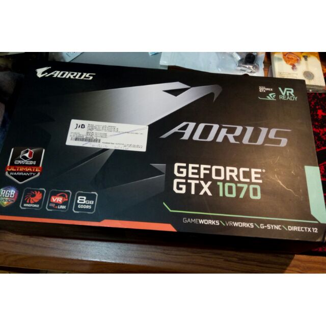 AORUS Gigabyte GeForce GTX 1070 8GB (ของหมดค่ะ)
