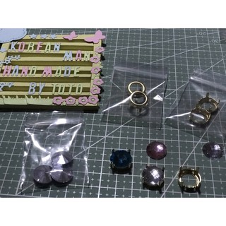 KHMรหัส281หนามเตยกลมสำหรับพลอย14มิลฐานสีทอง 2ชิ้น ราคา 8 บาท