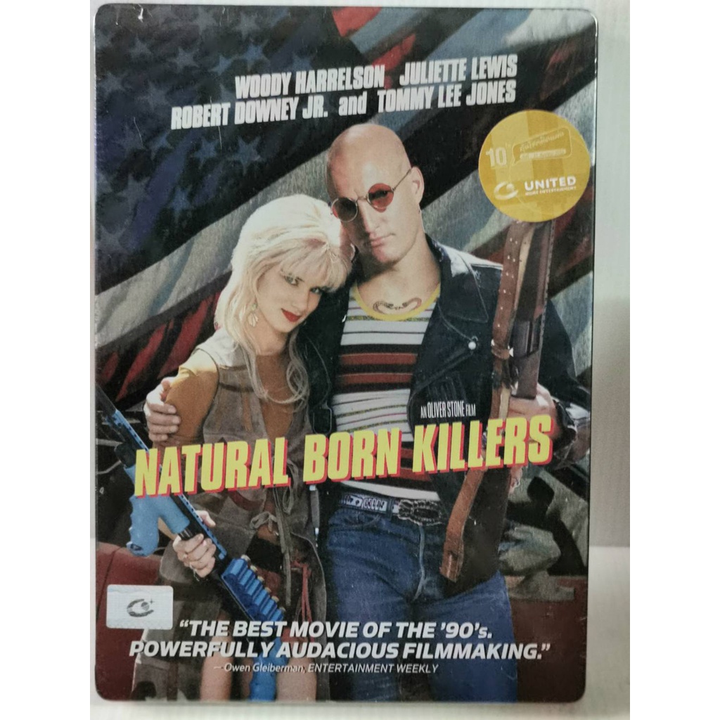 DVD Steel Book : Natural Born Killers (1994) " Woody Harrelson, Robert Downey Jr. "  A Film by Olive