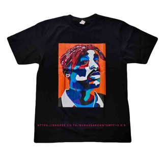 เสื้อยืดโอเวอร์ไซส์เสื้อยืด 2PAC 2pac-tshirts / legend hiphop tupacS-3XL