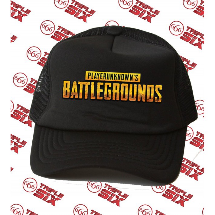 PUBG Playerunknowns Battlegrounds หมวกรถบรรทุก 3 มิติ