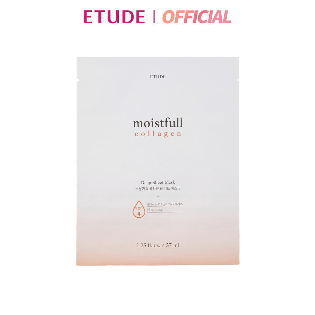 ETUDE Moistfull Collagen Deep Sheet Mask อีทูดี้ มาสก์