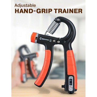 Adjustable hand grip เครื่องบริหารมือออกกำลังกายบริหารข้อมือ ปรับระดับความหนักได้5-60 กก. มีตัวนับจำนวนครั้งต่อการบีบ