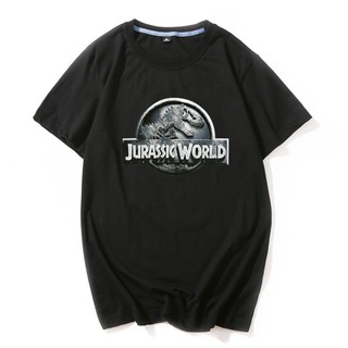 Jurassic Park เสื้อยืดแขนสั้นสำหรับผู้ชาย