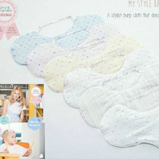 (มีโค้ดส่วนลด) Iflin 2in1 ผ้าพาดบ่า&amp;ผ้ากันเปื้อนใยไผ่นุ่มๆ 2in1