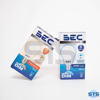 หลอดไฟ BEC Dimmer  9W LED bulb รุ่น Perfect Dim หลอดหรี่แสงหรี่ไฟได้ ดิมเมอร์ แสงDay Light (6500K)/Warm Light (3000K)