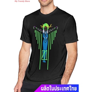 My Trendy Store อีวานเกเลียนเสื้อยืดผู้ชายและผู้หญิง Taozhezheluozi Neon Genesis Evangelion Shirt Fashion T-Shirt Short