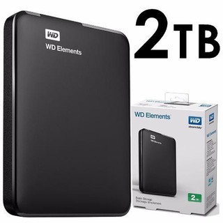 wd elements 2 tb 2 tb ฮาร์ดดิสต์ภายนอก garansi resmi