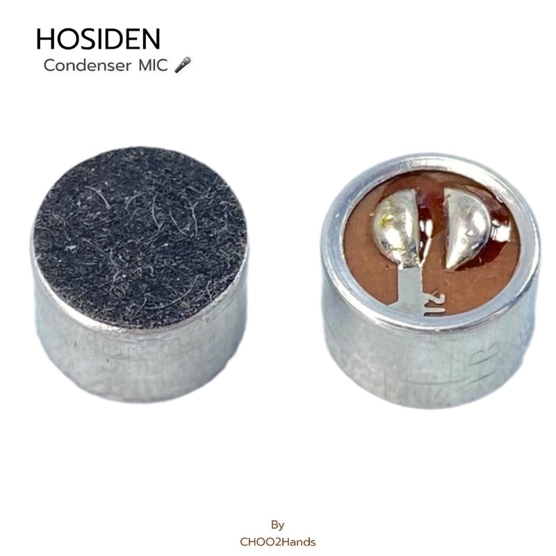 ไมโครโฟน HOSIDEN Electret Condenser Microphone Units 9.2x6.5mm. ส่งจากไทย
