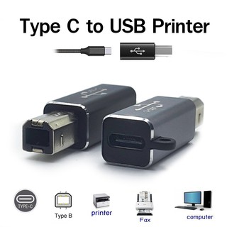 Type-C to Printerใช้สำหรับต่อปริ้นเตอร์ FAX Scanner Adapter ราคาต่อตัว