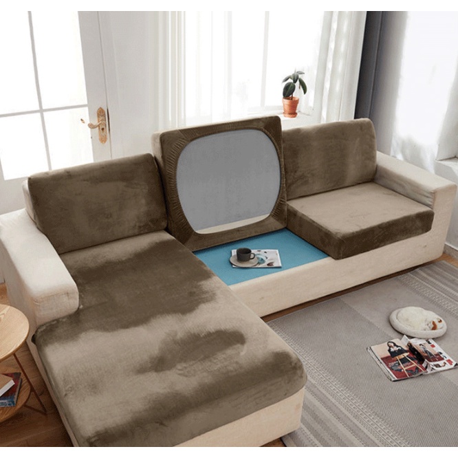 ผ้าคลุมโซฟา ผุ้าหุ้มโซฟา ปลอกโซฟา Sofa Covers Stretch Sofa Bed Covers Full Folding Armless Slipcover