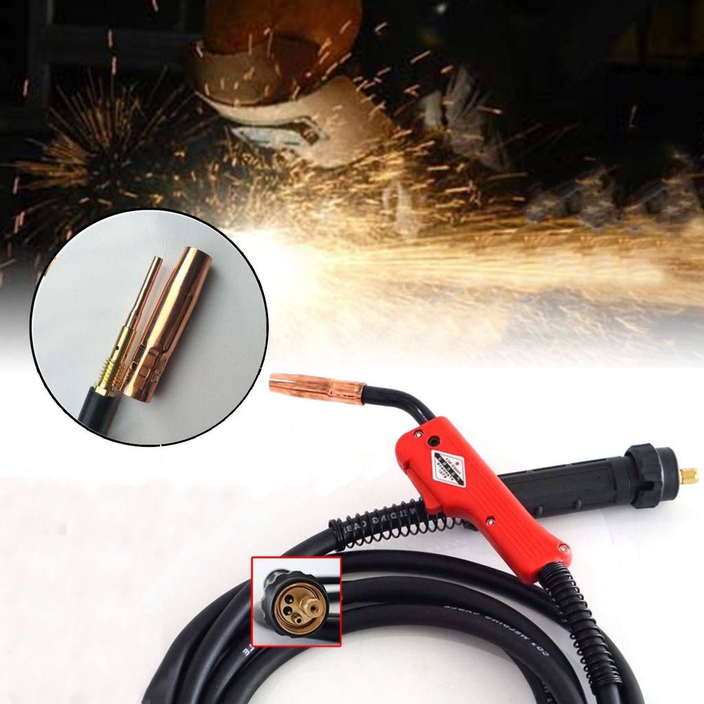 สายเชื่อม CO2 200 แอมป์ยาว 5 เมตร CO2 การประกันคุณภาพที่ดี ไฟฉายเชื่อมแบบป้องกัน CO2 ไฟฉายเชื่อมแก๊ส