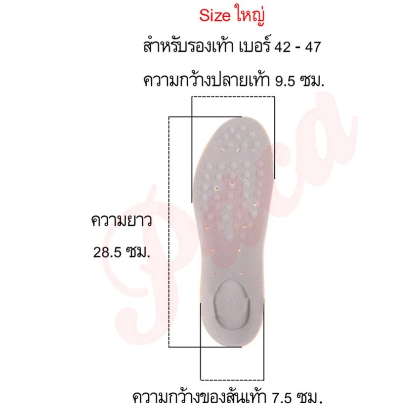 Poca Care แผ่นรองเท้าเพื่อสุขภาพ แก้อาการปวดเท้าได้จริง Healthy Padded Shoes